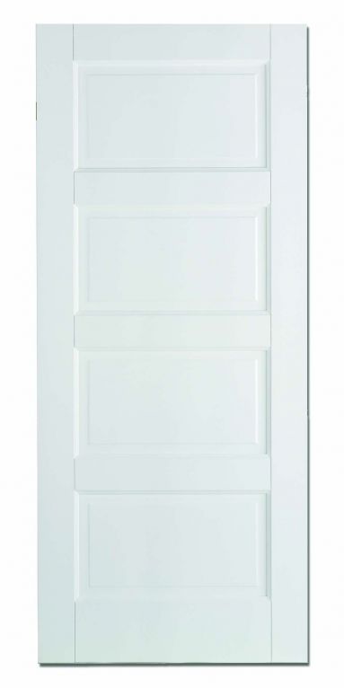 LPD Contemporary 4 Panel Solid White Internal Door